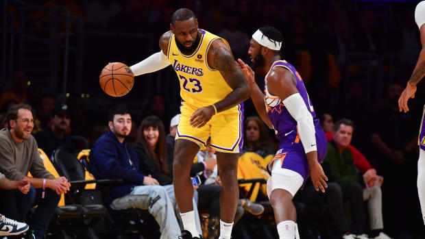 lebron james josh okogie suns